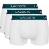 Pánske boxerky Lacoste Casual Cotton Stretch Boxer 3P - Biely (M)
