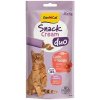 GimCat Snack Cream Duo losos & paradajka 6x15g