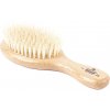 Kent OG3 — Beechwood Pure White Bristle Oval Club Brush
