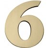 Kateon Prírodné drevené domové číslo - TOPOL variant: číslo 6