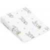 Mušelínový poťah na detský vankúš - klin New Baby STANDARD 30x37cm bunny