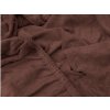 TEXTILOMANIE Froté prestieradlo Exclusive tmavo hnedé 180 × 200 cm