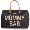 Childhome Mommy Bag Big čierna zlatá