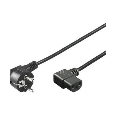 PREMIUMCORD Síťový kabel 220V k PC, 2m 90° kpsp2-90