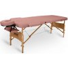 Tandem Basic-2 drevené masážne lehátko Farba: ružová 195*70 cm / 13,1 kg / 13 farieb