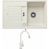 Blanco ZIA 45 S biela soft + excentrické ovládanie + Blanco MIDA-S biela soft 526968