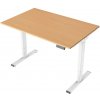 Delso Výškovo nastaviteľný stôl MIDJUSTER 70 x 140 cm buk / biela