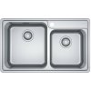 Franke Bell Drez BCX 220-38-32, 79x48 cm, nerezová 127.0738.579