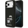Karl Lagerfeld Liquid Silicone K&CH Sketch MagSafe zadný kryt pre iPhone 17 Pro Max Black