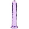 Rovné realistické dildo s prísavkou - 7'' / 18
