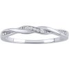 Stříbrný prsten Asumi pletený s Brilliance Zirconia JJJ1295RW