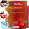 EXS Oral Latex Dams Flavoured Strawberry 1 pc
