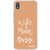 Picasee silikonový průhledný obal pro Xiaomi Redmi 7A - Boss Mama