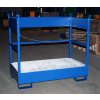 Záchytná paleta pre prevoz dvoch sudov 1400x800x1300 mm, pozink