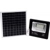 Reflektor LED solárny 20W, 6000K, 1650lm, komplet sada s panelom, čierny VT-60W (V-TAC)