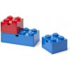 LEGO® so zásuvkou Multi-Pack 3 ks červené modré