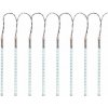 MAGIC HOME Reťaz Icicle 240 LED studená biela 8 cencúľov vodopádový efekt 230 V 8090734A