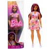 Barbie Modelka šaty so sladkými srdiečkami .