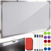 Maaleo 22752 Magnetická tabuľa 40 x 60 cm + magnety + fixky + hubka, biela