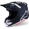 Přilba SM7 DASHER, ALPINESTARS (černá/bílá/matná, vel. S)