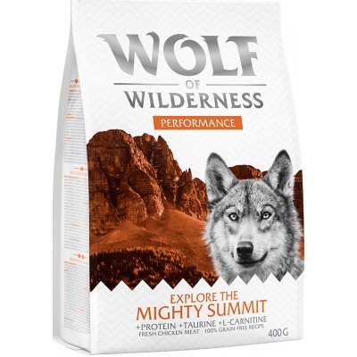 Wolf of Wilderness - Skúšobné balenie Explore The Mighty Summit- Performance (400g)