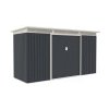 Záhradný domček G21 GRAH 483 - 340 x 142 cm, antracitový