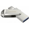 USB kľúč SanDisk Ultra Dual Drive Luxe 512 GB USB 3.0, 3.1 typ C strieborný