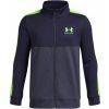 Chlapčenská športová súprava Under Armour, CB KNIT TRACK SUIT tmavo sivá,tmavo modrá,svetlo zelená, XL