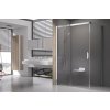Ravak MATRIX MSDPS rohový sprchový kút 100x100x195 cm, posuvné dv.,Číre/Biela,Pravý+vešiak 0WPAA100Z1