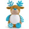 Plyšový senzorický jeleň, modrý