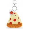 Prívesok na kľúče Keeleco na tašku Pizza 12 cm