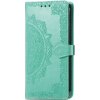 Diárové puzdro na Motorola Moto G42 MEZZO mandala zelené