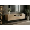 TV-skrinka 47809 Loft 160cm Sivá/Prírodná Dub Dyha