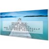 Sklenený obklad do kuchyne sea panorama 100x50 cm