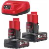 Milwaukee M12 NRG-602 Aku a nabíječka (2x 6,0 Ah)