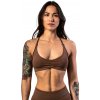 Dámska podprsenka Nebbia TOTALLY SEAMLESS Medium-Support Sports Bra 305 brown L