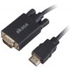AKASA - adaptér HDMI na D-sub - 2 m AK-CBHD26-20BK