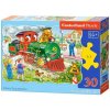 Puzzle 30 ks, Zelená lokomotíva