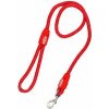 Vodítko BUSTER Reflective lanové 120cm/8mm červené