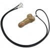 Unakit Penis amulet pro plodnost, přívěsek přírodní kámen ručně broušený 3 cm, kámen osobního růstu a vizí