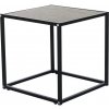Kondela JAKIM TYP 1 CI/DUB 0000252551 - Príručný stolík 40x40x40 cm, čierna/dub