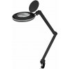 Goobay Stolní lampa s lupou, 127 mm, 3 dioprie, stmívatelné LED osvětlení 9 W, černá (64988)