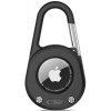 Tech-Protect Slidelock Carabiner puzdro na Apple AirTag 1 / 2, čierne