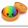 Veľká dúhová antistresová mačkacia knedlička – Squishy Rainbow Dumpling