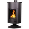 Krbové kachle FLAMINGO MASTERFLAMME Grande ll, čierna