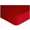 Posteľná plachta Jersey 60x120 cm-červená