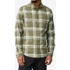 Fjallraven Ovik Lite turistická flanelová košel'a laurel green/chalk white