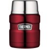 Thermos Style Termoska na jedlo sa skladateľná lyžicou a šálkou - červená 470 ml