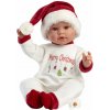 Llorens 74501 NEW BORN - realistická bábika bábätko so zvukmi a mäkkým látkovým telom - 45 cm