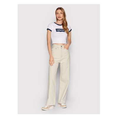 Levi's Tričko Graphic Ringer A3523 0005 Biela